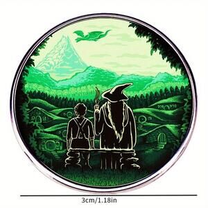 Lord Of The Rings Gandalf and Frodo Enamel Pins 443-2